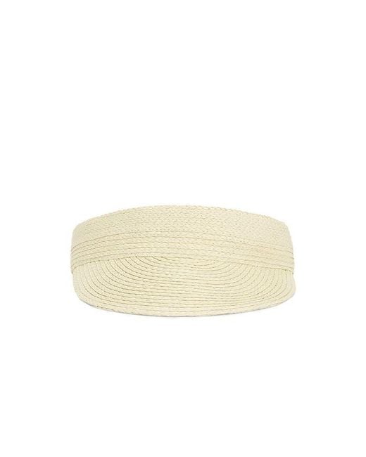 FAVORITE DAUGHTER Natural The Straw Visor