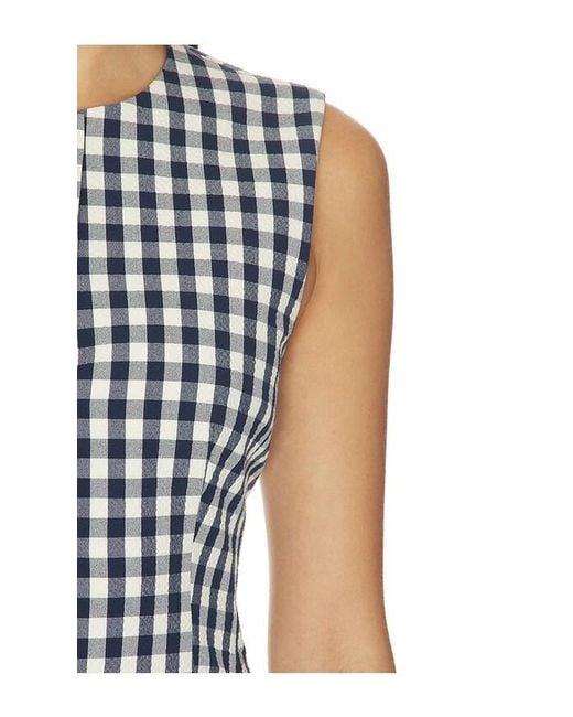 Veronica Beard Blue Lois Vest