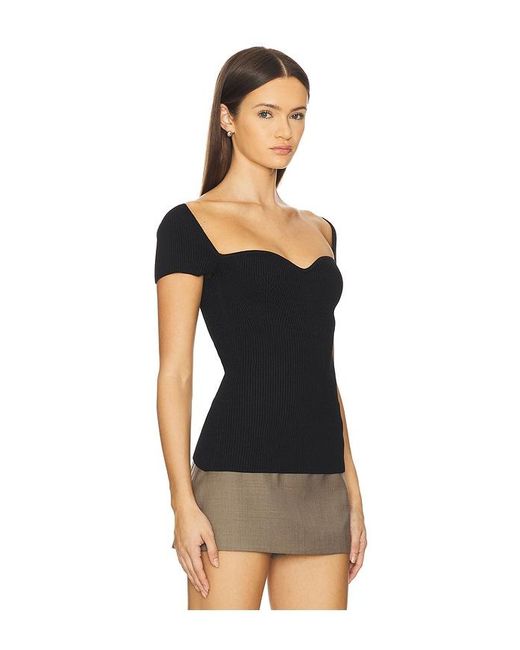 DL1961 Black Heart Knit Top
