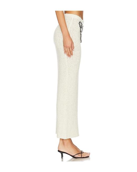 Asta Resort White Camilla Skirt