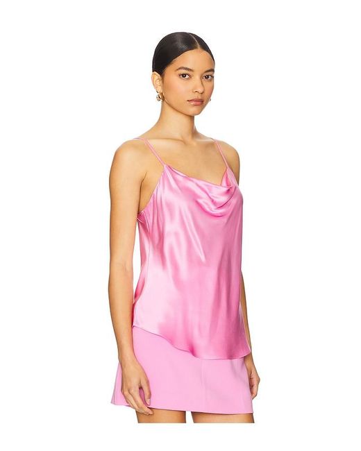 Cinq À Sept Marta スリーブレストップス Pink
