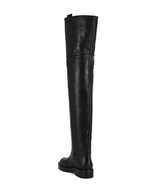 Paris Texas Black Napa Over The Knee Boot