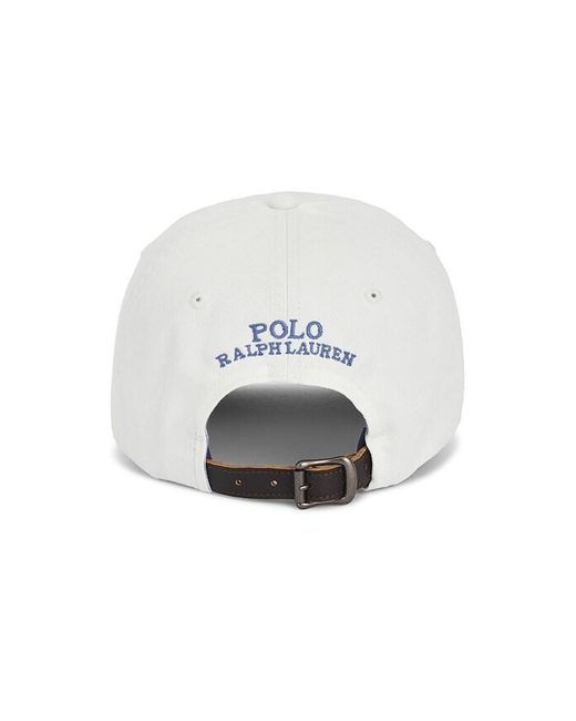 Polo Ralph Lauren Chino Embroidered Bear Baseball Cap Hat One Size Wine