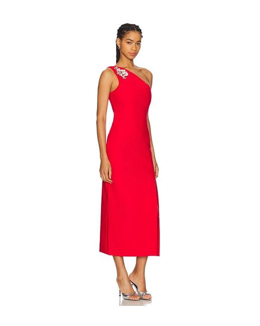 Vestido Enya En Color Rojo Talla En Cinq À Sept de color Red