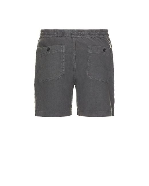 Marine Layer Strand-Shorts Saturday in Black für Herren