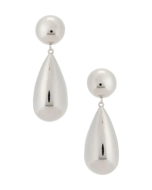 Shashi White Wayne Drop Earring