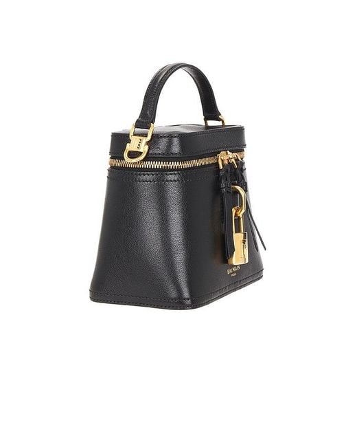 Balmain White Pulse Vanity Bag