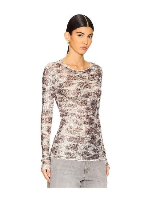 Free People Multicolor X Intimately Fp Printed Rush Long Sleeve