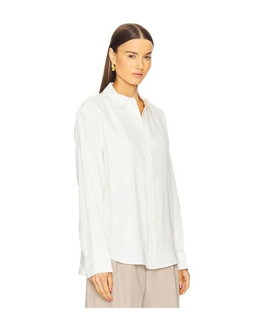 Anine Bing White Braxton Shirt