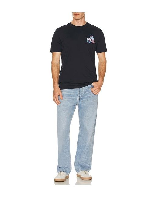 Original Penguin Black Gondola Patch Tee for men