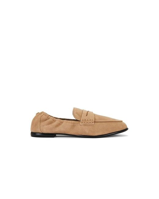 Jonathan Simkhai White Danna Suede Loafer