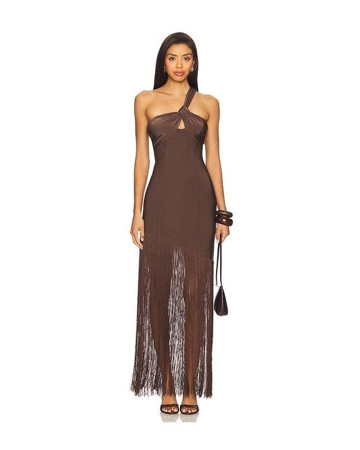 House of Harlow 1960 Brown X Revolve Perlita Maxi Dress