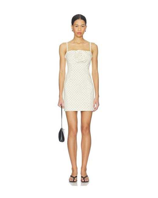 Steve Madden White Peony Dress