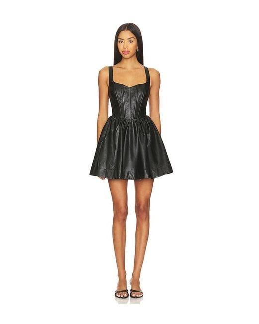knee length dresses for ladies Bardot Womens Lexi Faux-Leather Mini Dress, Size 10  Vanessa Jane
