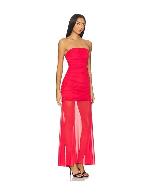 Amanda Uprichard Red Leo Dress