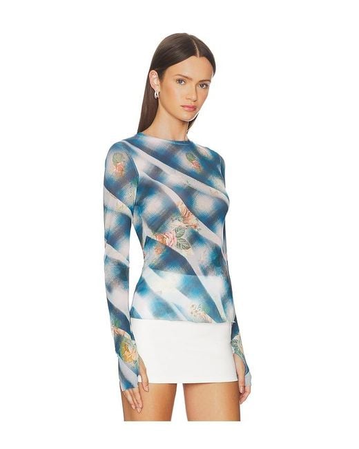 AFRM Blue Kaylee Top