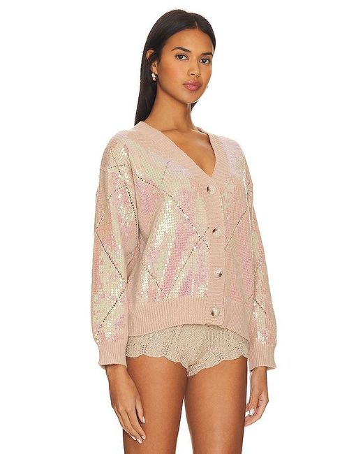 Line & Dot Natural Mother Of Pearl Sweater