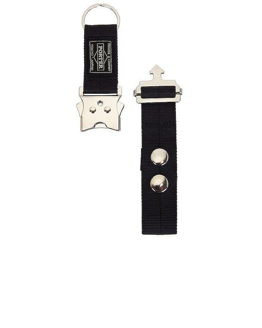 Porter-Yoshida and Co Black Joint Key Holder for men