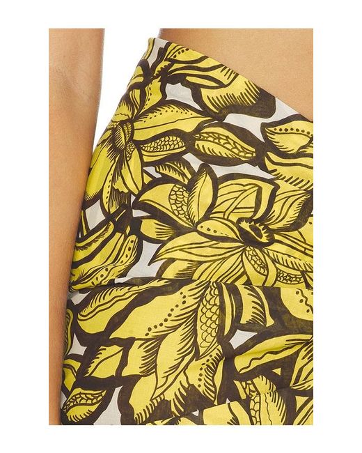 ALÉMAIS Yellow Mona Cotton Pareo