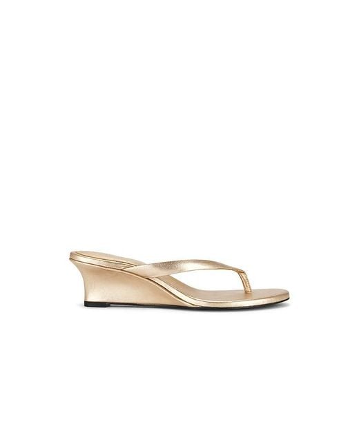 Black Suede Studio White Easy 50 Wedge Sandal