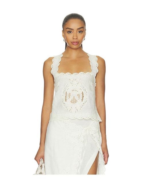 LPA White Ophelia Top