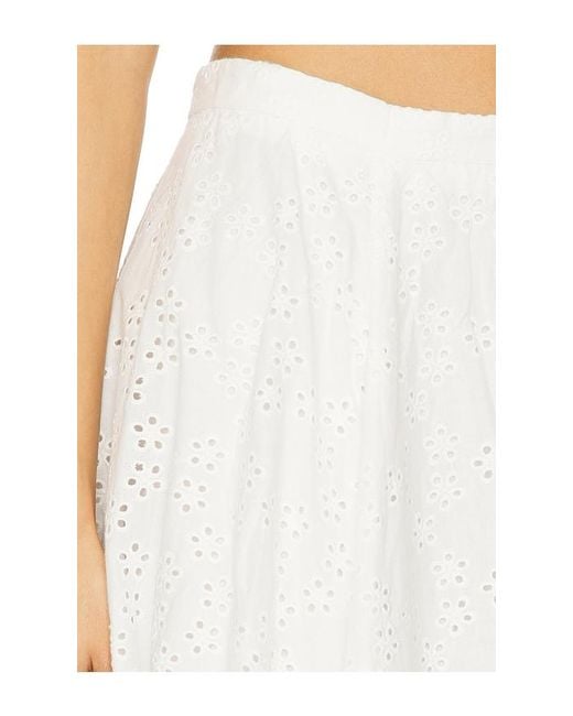 Astr White Kissel Skirt