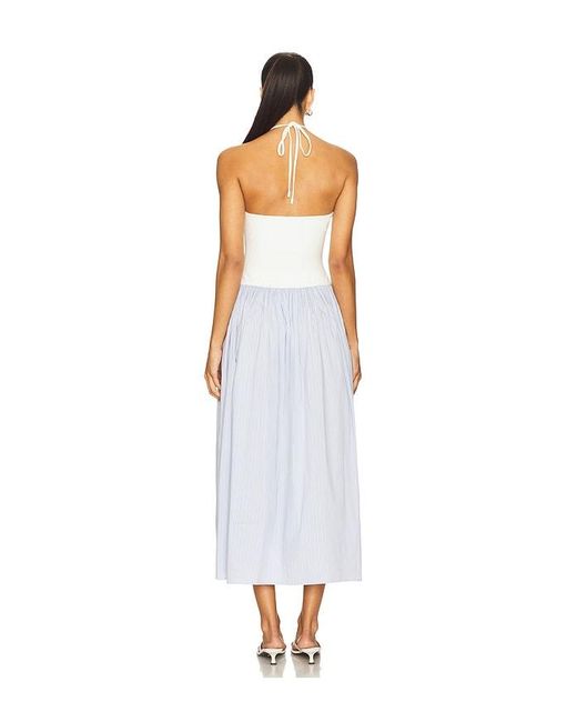 Lovers + Friends White Skylar Midi Dress