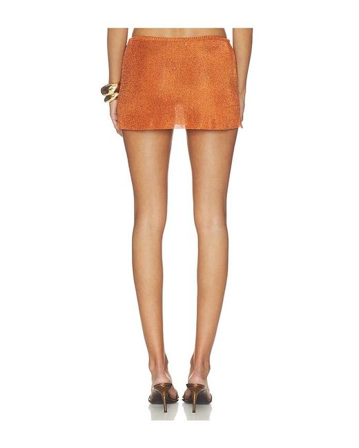 GUIZIO Orange X Revolve Jewels Skirt