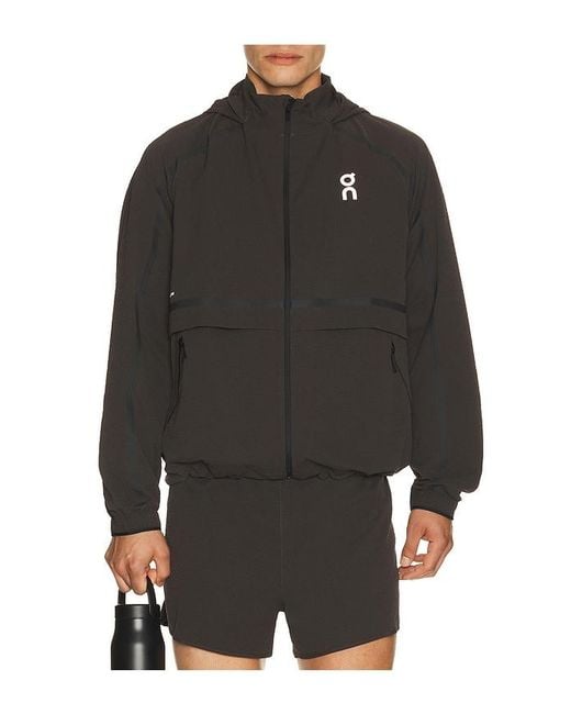On Shoes Black Performance Volt Jacket for men