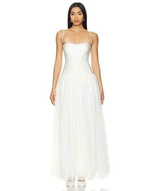 Nbd White Fraser Maxi Dress