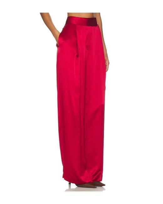 The Sei Red Relaxed Trouser