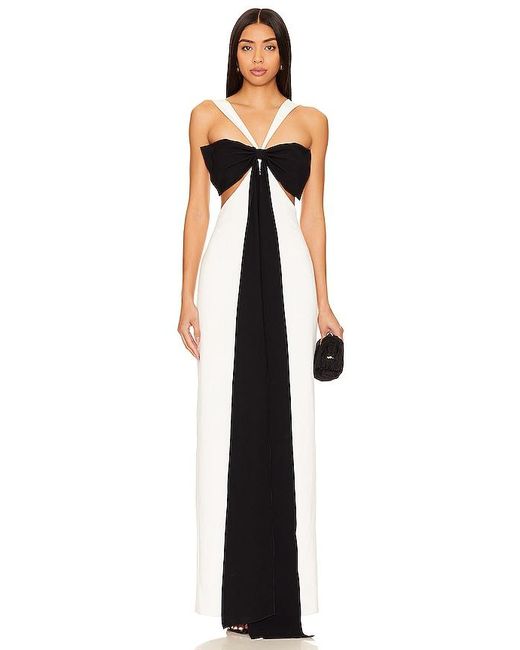 Sans Faff Blue Abendkleid Elizabeth Bowed