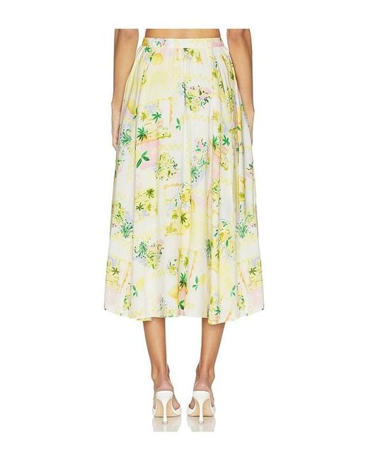 Astr Yellow Kaleigh Skirt