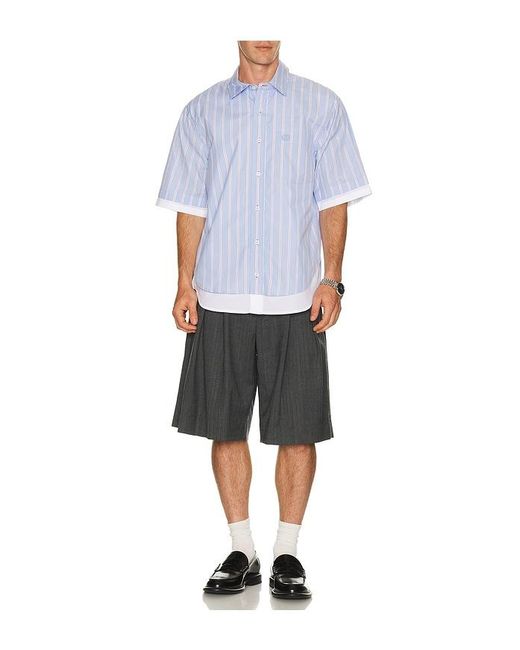 Jonathan Simkhai White Steven Double Layer Shirt for men