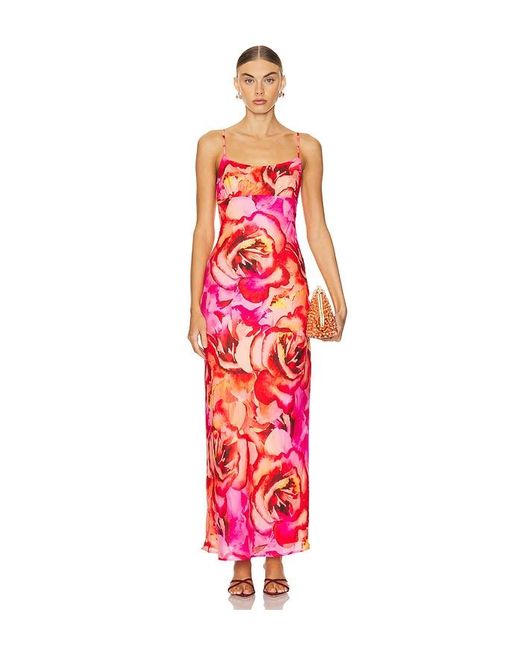 MORE TO COME Red Zay Maxi Dress