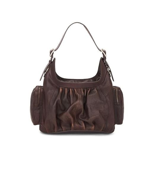 Free People Brown X We The Free Hattie Hardware Shoulder Bag