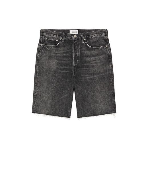 Agolde Black Anson Short for men