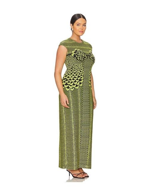 AFRM Green Cody Maxi Dress