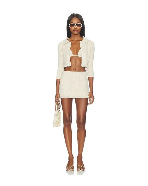 Devon Windsor White Bianca Skirt