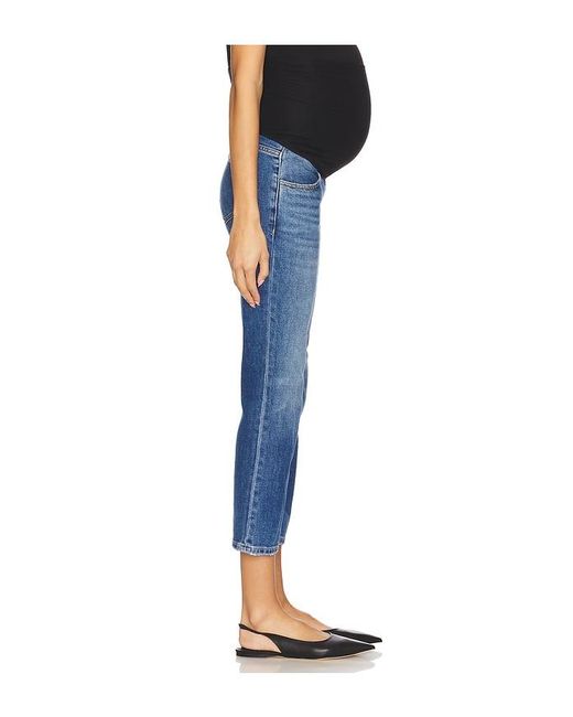 HATCH Blue The Over The Bump Straight Maternity Jeans