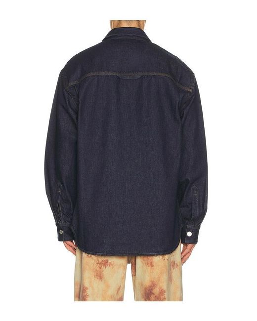 Agolde Blue Atticus Shirt for men