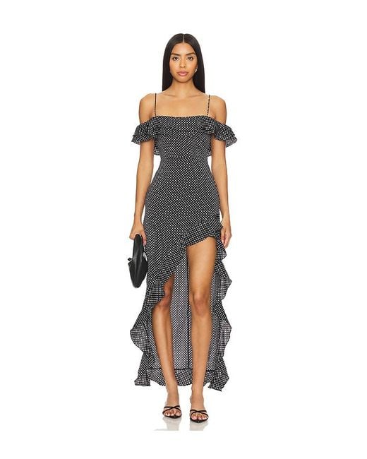 MORE TO COME Multicolor Suzie Ruffle Maxi Dress