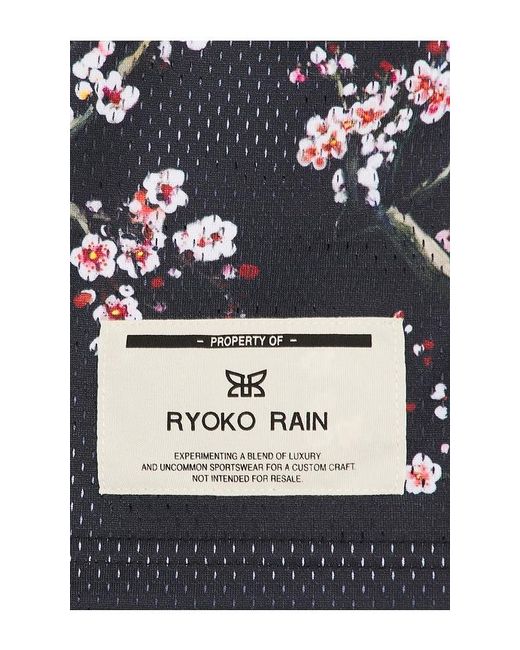 Ryoko Rain Blue Cherry Blossom Shorts for men