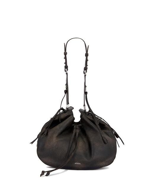 Bolso Hobo Bolton En Color Marrón Talla Isabel Marant de color Black