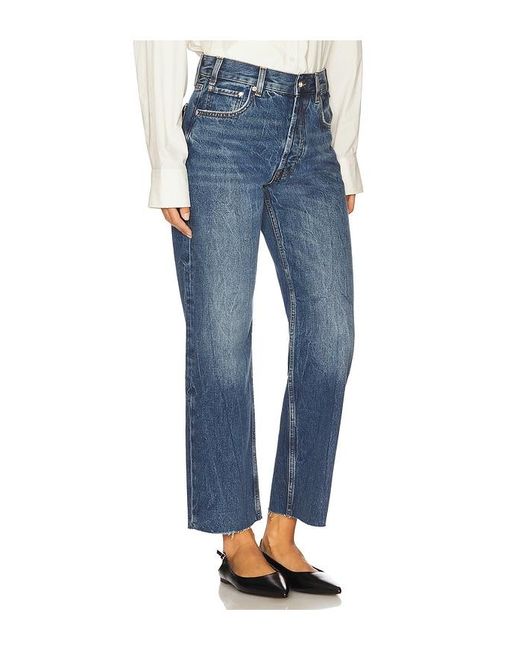 Anine Bing Blue Gavin Wide Leg