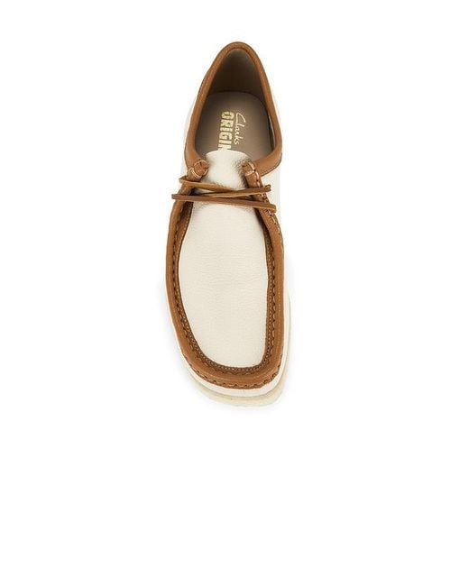 Clarks White Wallabee for men