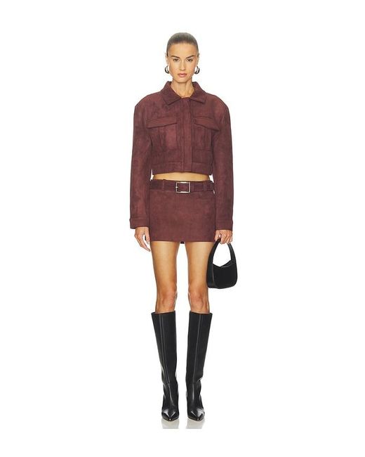 Nakedvice Multicolor The Martha Faux Suede Skirt