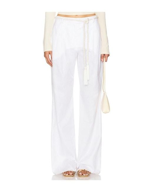 Vivetta White Double Trumpettle Trousers
