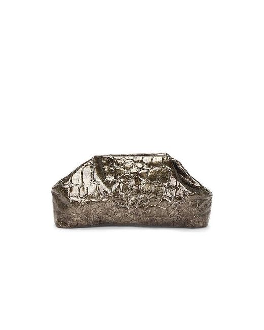 CULTNAKED Brown Babylon Leather Clutch
