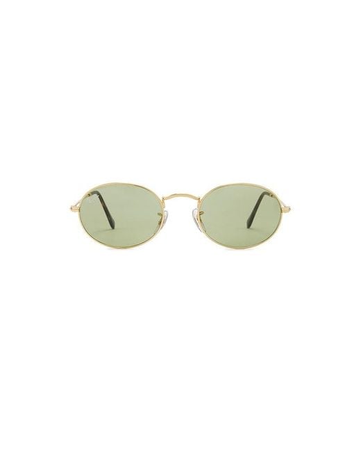 Ray-Ban Green Oval Sunglasses